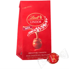 Milk Chocolate LINDOR Truffles 2-pc Wedding Bag
