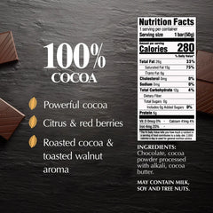 100% Cocoa Dark Chocolate EXCELLENCE Bar (1.7 oz)