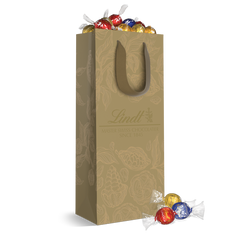 Assorted 5-Flavor LINDOR Truffles Gold 75-pc Gift Bag (31.7 oz)