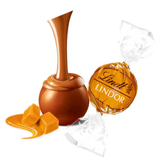Caramel Milk Chocolate LINDOR Truffles 800-pc Case (353 oz)