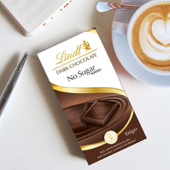 Lindt No Sugar Added Dark Chocolate Bar (3.5 oz)
