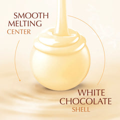 White Chocolate LINDOR Truffles 800-pc Case (353 oz)