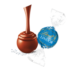 Sea Salt Milk Chocolate LINDOR Truffles 800-pc Case (353 oz)