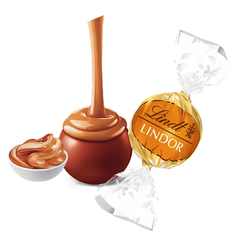 Dulce de Leche Milk Chocolate LINDOR Truffles 800-pc Case (353 oz)