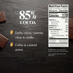 85% Cocoa Dark Chocolate EXCELLENCE Bar (3.5 oz)
